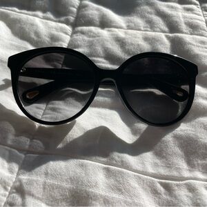 Chloé Oversized Black Cateye Sunglasses